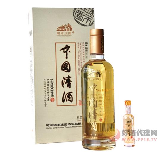 供应瑞禾庄园9年中国清酒700ml+50ml