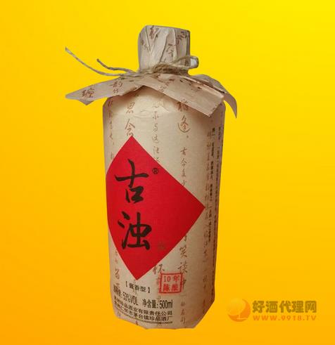 53°贵州珍藏十年古浊酒酱香型500ml