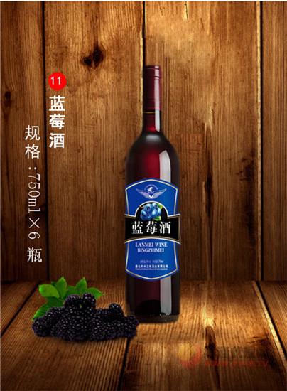 蓝莓酒750ml
