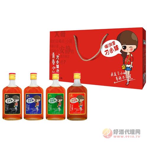 刁小妹养生酒 四个瓶子-礼盒250ml