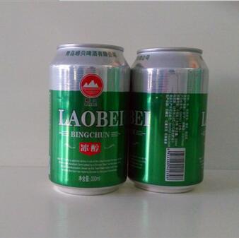 青岛崂贝冰醇啤酒330ml