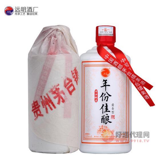 茅台镇酱香型白酒高度纯粮食原浆散白酒500ml