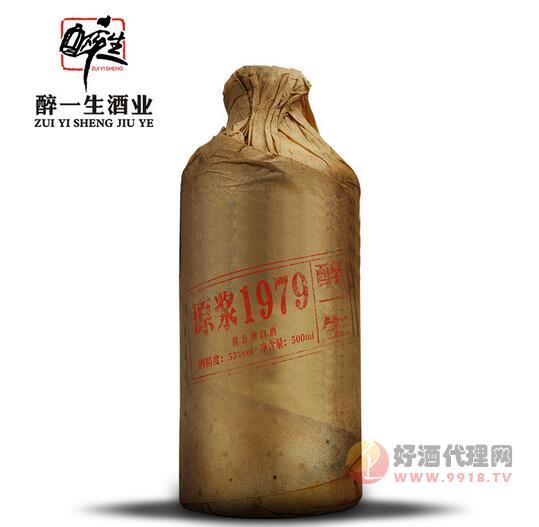 酱香型白酒高度纯粮食原浆1979酒500ml