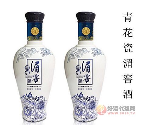 贵州湄窖酒 浓香型青花瓶湄窖酒500ml