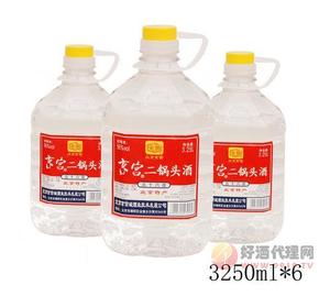 京宫二锅头清香型白酒3250ml