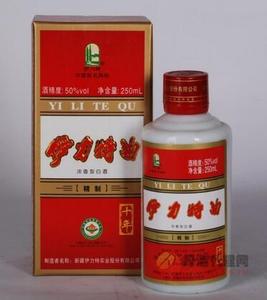 新疆白酒 伊力特 52度伊力特曲 250ml