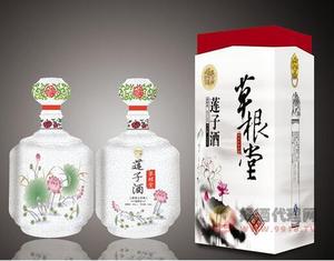 莲子酒 草根堂原浆三年窖藏清香型白酒500ml