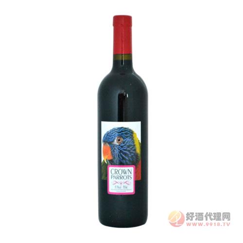 AF-1006皇冠鹦鹉绚彩干红葡萄酒750ml