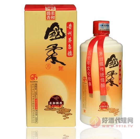 贵州茅台镇国柔53度柔和酱香白酒500ml