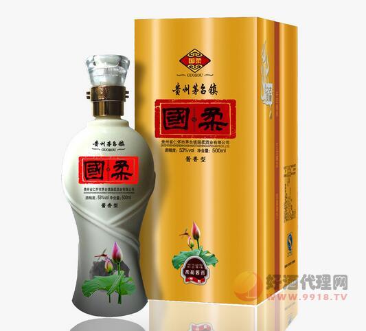 贵州省仁怀市茅台镇国柔酱香白酒 500ml