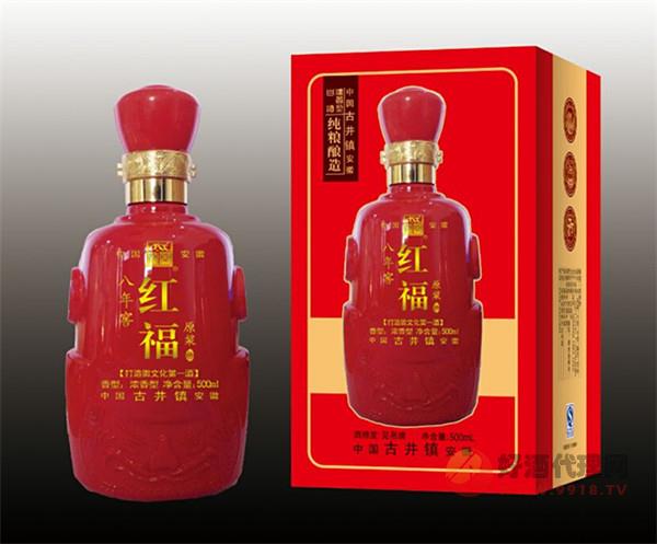 龙图8年原浆红福500ml