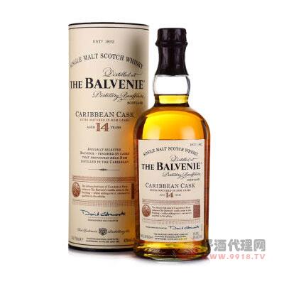 百富(The-Balvenie)14年苏格兰达夫镇单一麦芽威士忌700ml