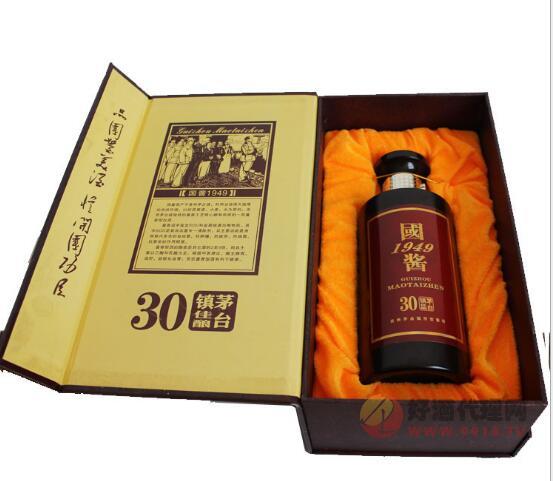 贵州1949国酱30年佳酿酱香型白酒500ml