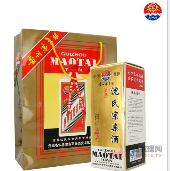 茅台镇世界沈氏宗亲酒 53度酱香型白酒 500ml