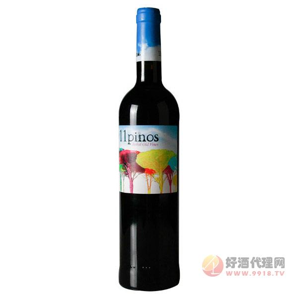 11皮诺斯博巴尔老藤红葡萄酒750ml