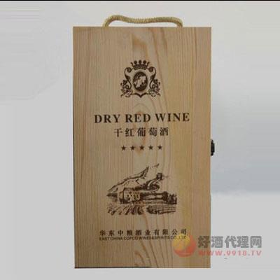 五星级木盒装干红葡萄酒