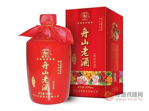 六星佛顶山牌舟山老酒喜庆版500ml