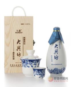九盛大兴坊原浆老酒木盒装500ml