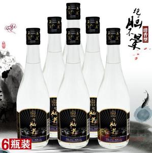 山西特产42度杏苑林圪脑不晕酒黑标清香口感白酒475ml