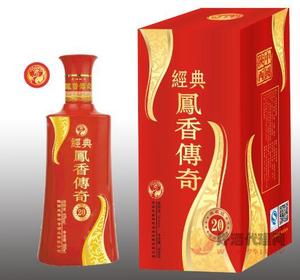 经典凤香传奇红瓶白酒婚宴用酒凤香型500ml