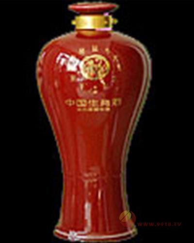 郎红烫金梅瓶-红色生肖酒2500ml