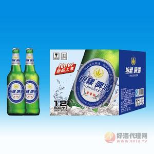 银稞啤酒麦香型500ml*24瓶