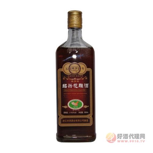 绍兴花雕酒五年陈500ml