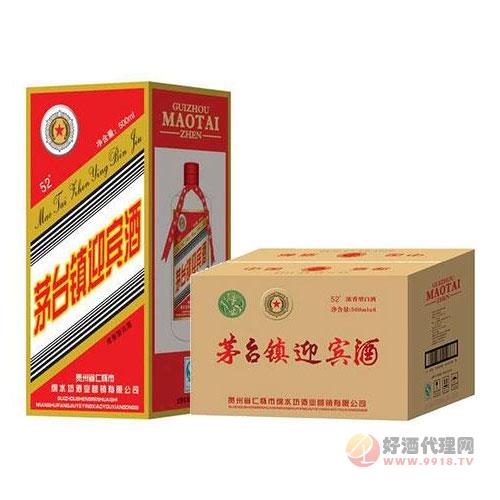 52°茅台镇迎宾酒500mLx6瓶