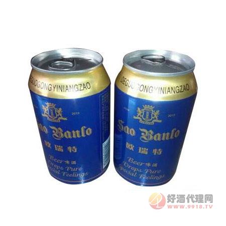 欧瑞特啤酒（蓝）罐装