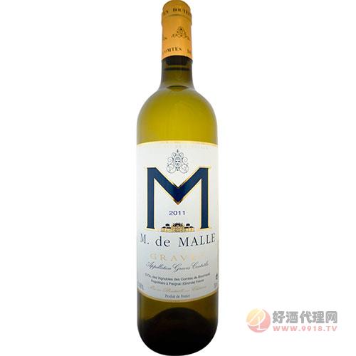 马勒酒庄白葡萄酒2011 750ml