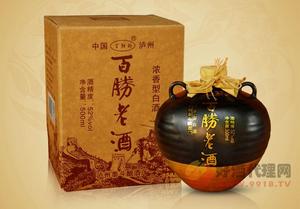 泸州百胜老酒坛装