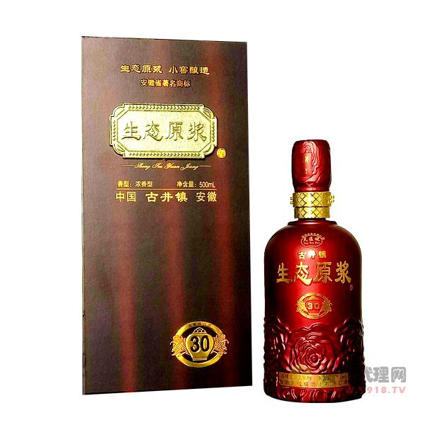 生态原浆30浓香型白酒500ml