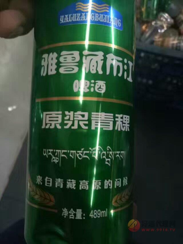 雅鲁藏布江啤酒原浆青稞啤酒489ml