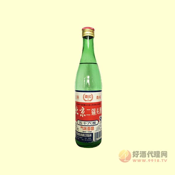北京二锅头绿瓶500ml