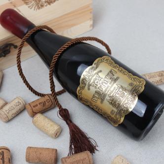 法国原瓶进口葡萄酒金属标蜡封帽波尔多红酒750ml