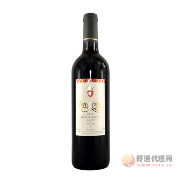 澳大利亚圣克拉珍藏西拉干红葡萄酒750ml