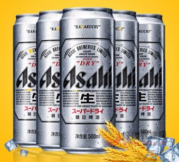 超爽系列黄啤罐装日本啤酒500ml