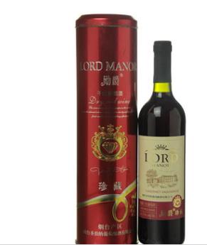 烟台勋爵珍藏干红葡萄酒750ML