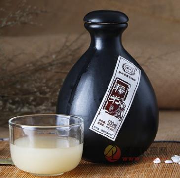 米酒可配果汁引用醇美糯米酒500ml
