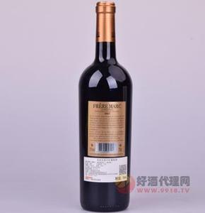 进口马克兄弟干红葡萄酒750ml