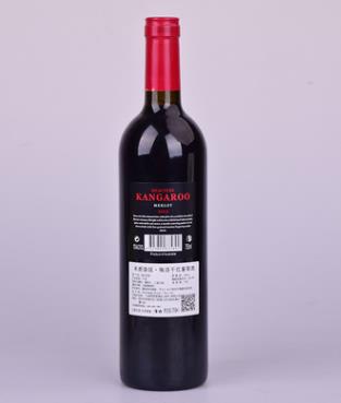 原甁进口葡萄酒米爵袋鼠梅洛干红750ml