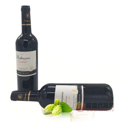 莫泊桑法国干红葡萄酒750ml