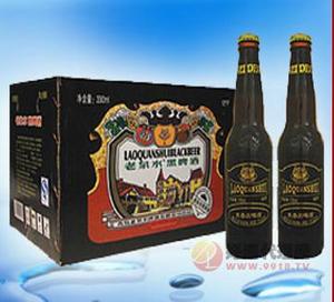 青岛老泉水黑啤酒瓶装