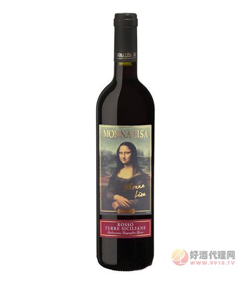 蒙娜丽莎西西里干红葡萄酒13度750ml