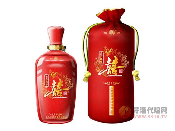 鑫良泉家有喜事白酒清香型45°500ml