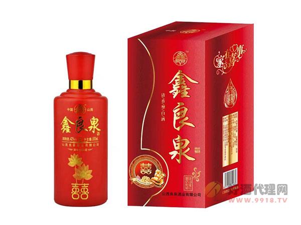 鑫良泉喜酒清香型42°500ml