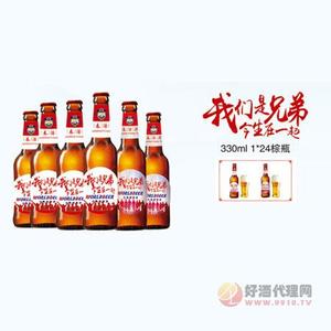 沃奥德啤酒 我们是兄弟 棕瓶330ml