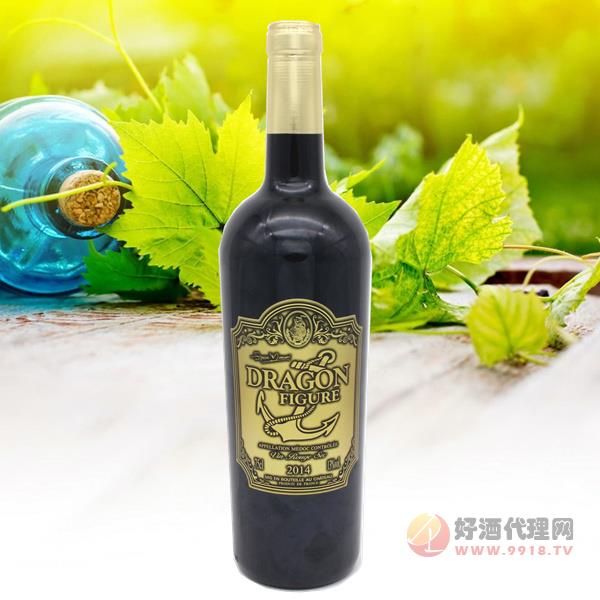 龙船图珍藏干红葡萄酒2014年13度750ml