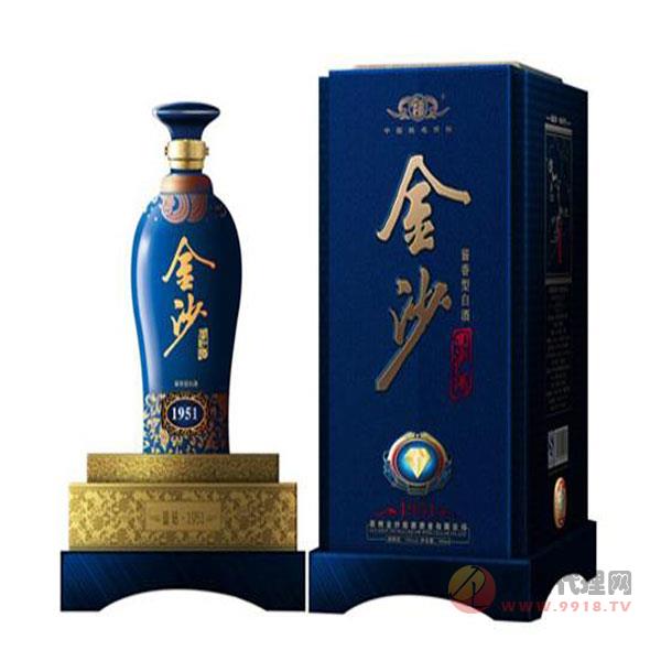 53度金沙回沙酒—蓝钻1951