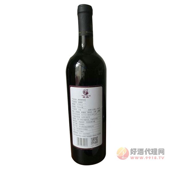 燕菲桑葚葡萄酒干型发酵酒13.5度750ml